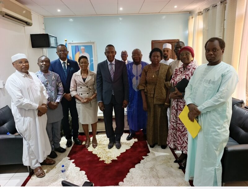 COOPÉRATION Partenariat_Ministère_Union_Africaine.  N'DJAMENA : L’UNION AFRICAINE ET LE MINISTÈRE DE L’ENSEIGNEMENT SUPÉRIEUR PRÉPARENT UN ATELIER SUR L’INNOVATION.