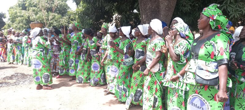 Célébration de la Journée Internationale de la Femme dans le canton Kana.