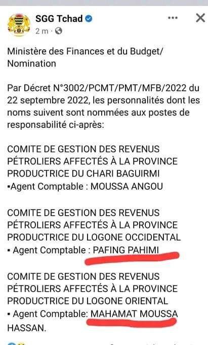 LOGONE OCCIDENTAL : DES COUACS DANS LA GESTION DES 5% DE PETROLE.