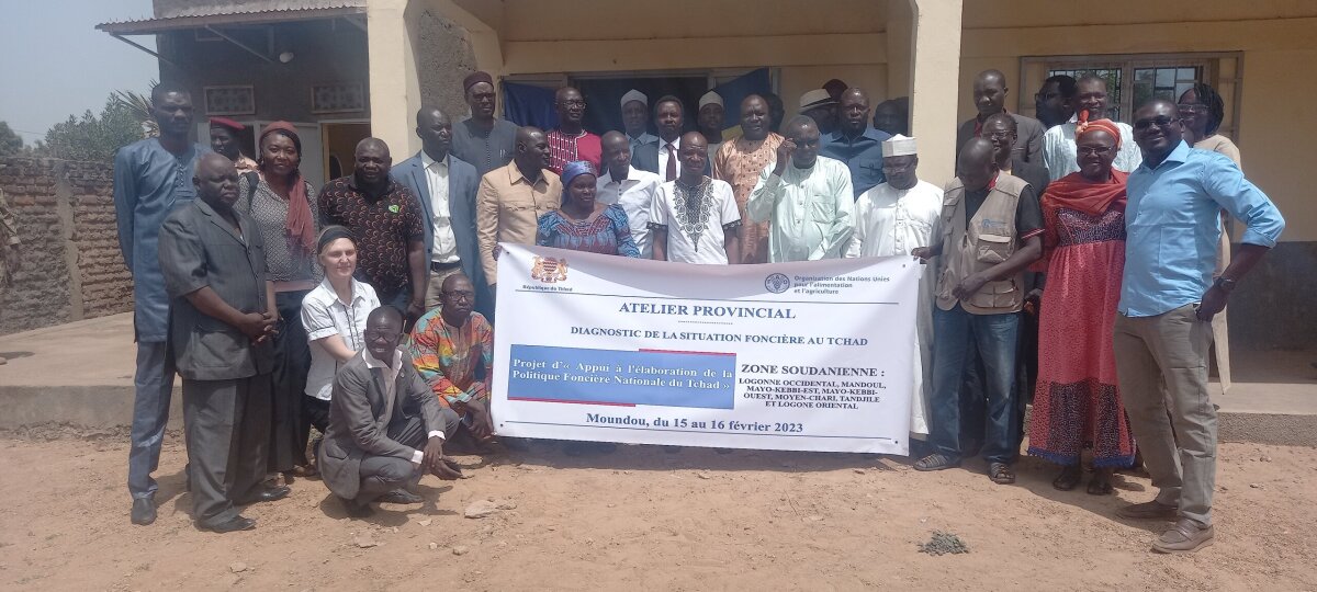 Moundou accueille l’atelier  provincial diagnostic de la situation foncière au Tchad.