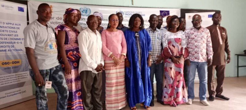 Moundou, le Haut-commissariat des Nations Unies aux Droits de l’Homme (HCDH) contribue au renforcement de la connaissance des OSC-ADH